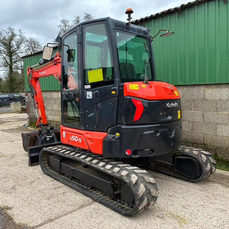 5T Excavator Kubota U50-5 High Spec Air Con & Reversing camera